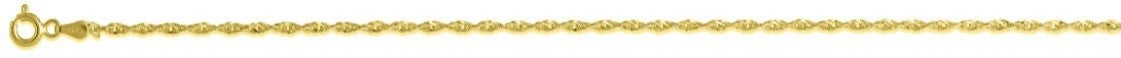 CLASSIC SINGAPORE 925 Silber vergoldet Armband ca. 18 cm + 2.5 cm Extender