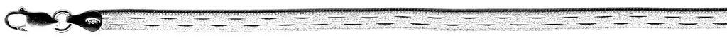 BRAIDED MAGICFLEX 925 Silber rhodiniert Armband ca. 18 cm ca. 6,50g