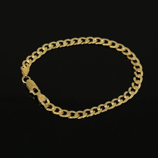 GRUMETTA CHAIN PROMO 925 Silber vergoldet Armband ca. 20 cm ca. 4,65g