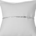 Italienisches Figaro-Armband ca. 18 cm + 2.5 cm Extender, 925 Silber Armband ca. 2,40g