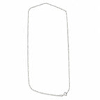 Figaro 45cm Halskette, 925 Silber - 1,86 Gramm