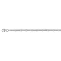 Italienische BISMARK PAVE 925 Silber rhodiniert Halskette ca. 50 cm ca. 4,11g
