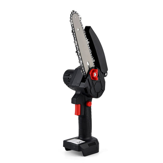 Akku Kettensäge 6 Zoll 21 V 180 W 20000 U min Lithium Akku Schwarz