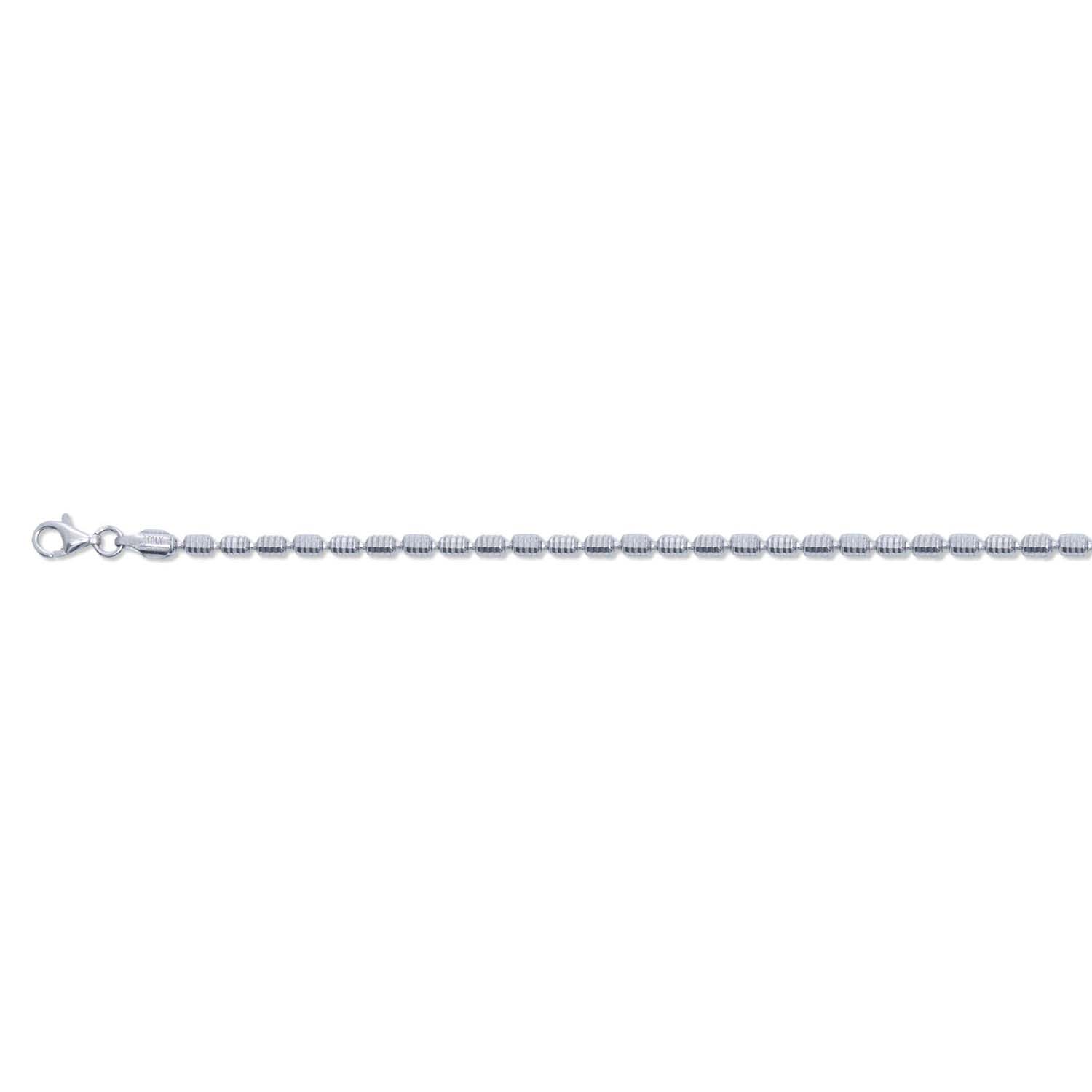 925 Silber rhodiniert Halskette ca. 45 cm mit 5 cm extender, ca. 11,98g