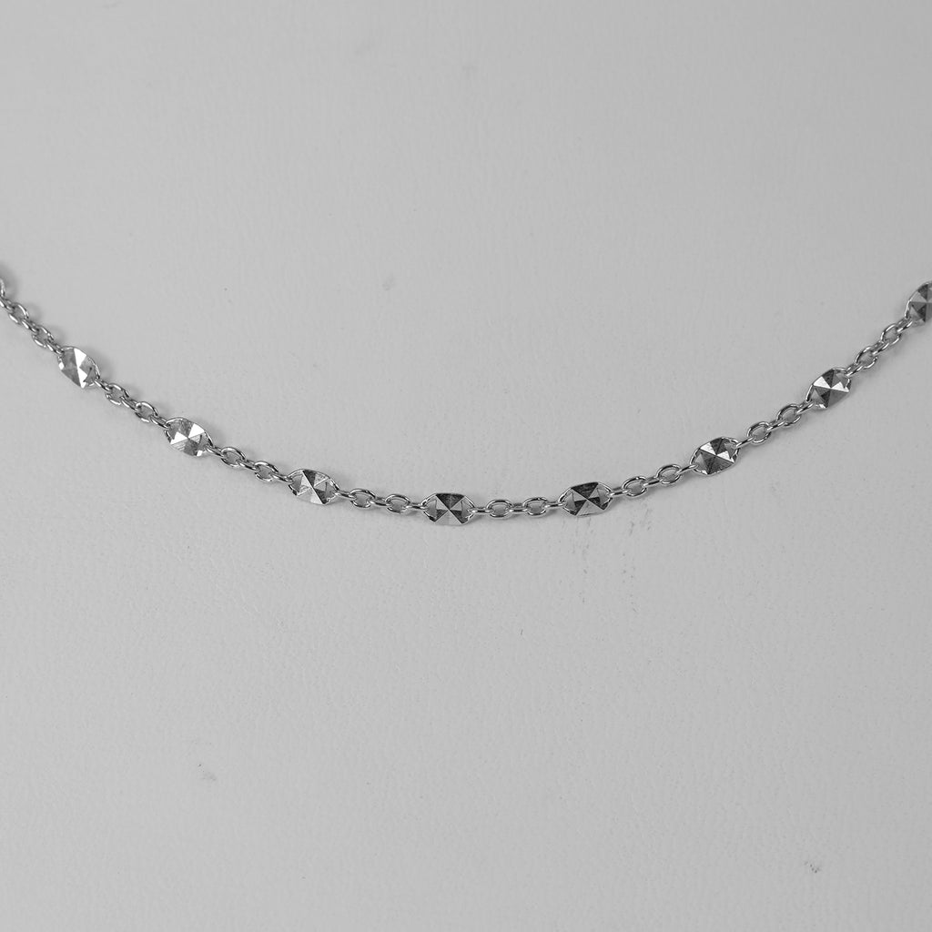 KONFETTI 925 Silber rhodiniert Halskette ca. 45 cm ca. 2,62g