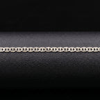 Leichte 50cm Gitterkette, 925 Silber rhodiniert - 1,79 Gramm