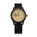 WILLIAM HUNT Armbanduhr, 21,59cm, SEIKO Automatik, Saphirglas, 5 ATM, IP-schwarz