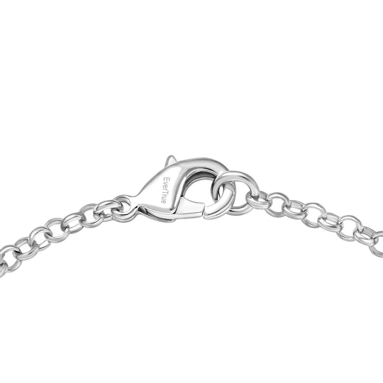 EVER TRUE Weißer Diamant Armband ca. 19 cm Nickelfreies Messing