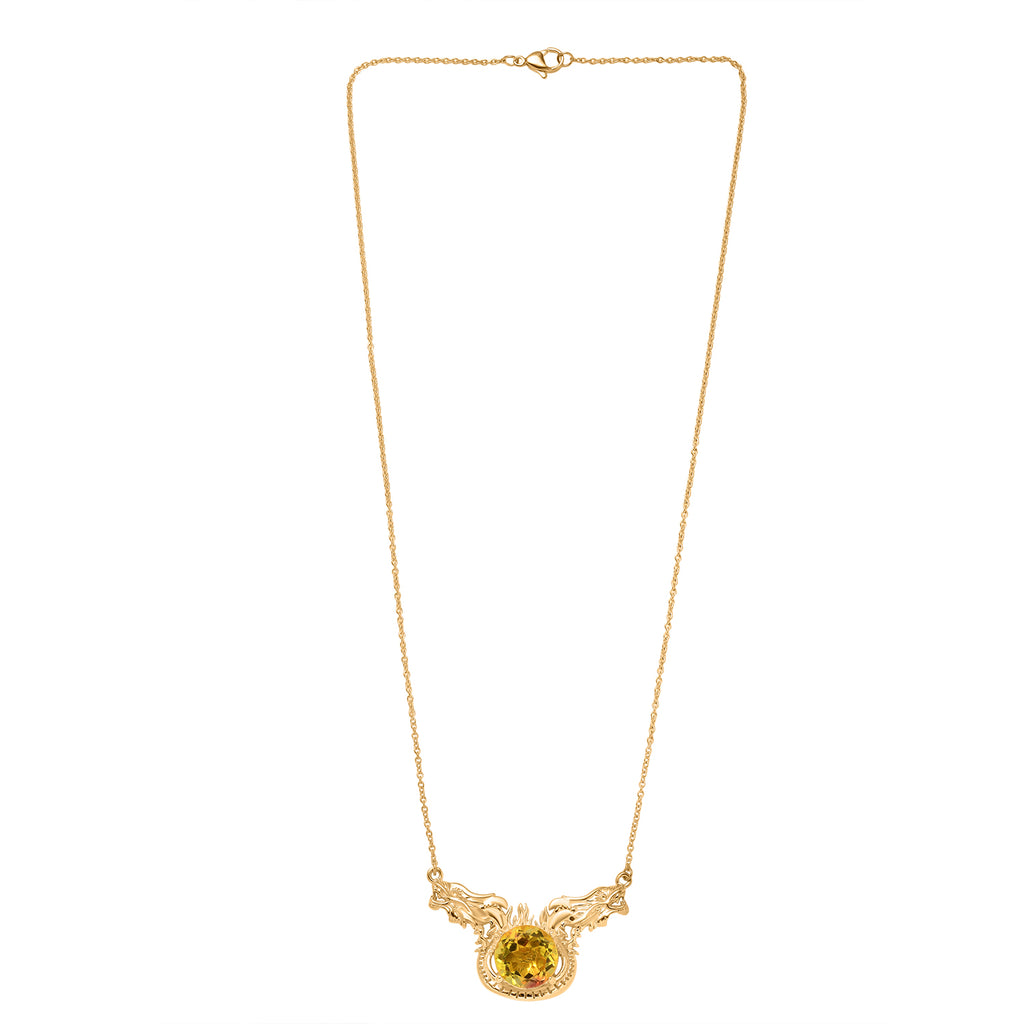 EVER TRUE Sphaleros Quarz Halskette ca. 50 cm Nickelfreies Messing ca. 10,87 ct.