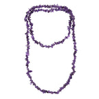 Afrikanischer Amethyst Halskette 76 cm ca. 157.00 ct
