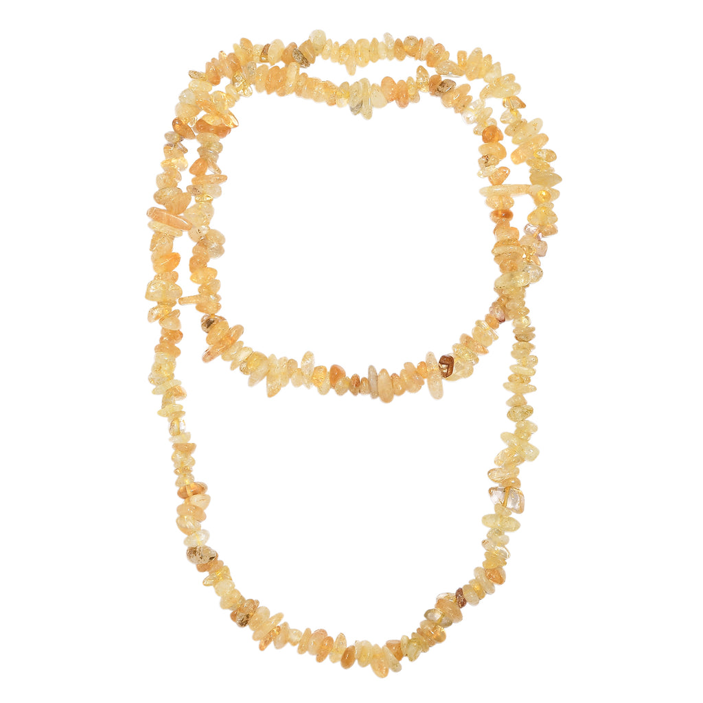 Citrin Halskette 76 cm ca. 329,00 ct.