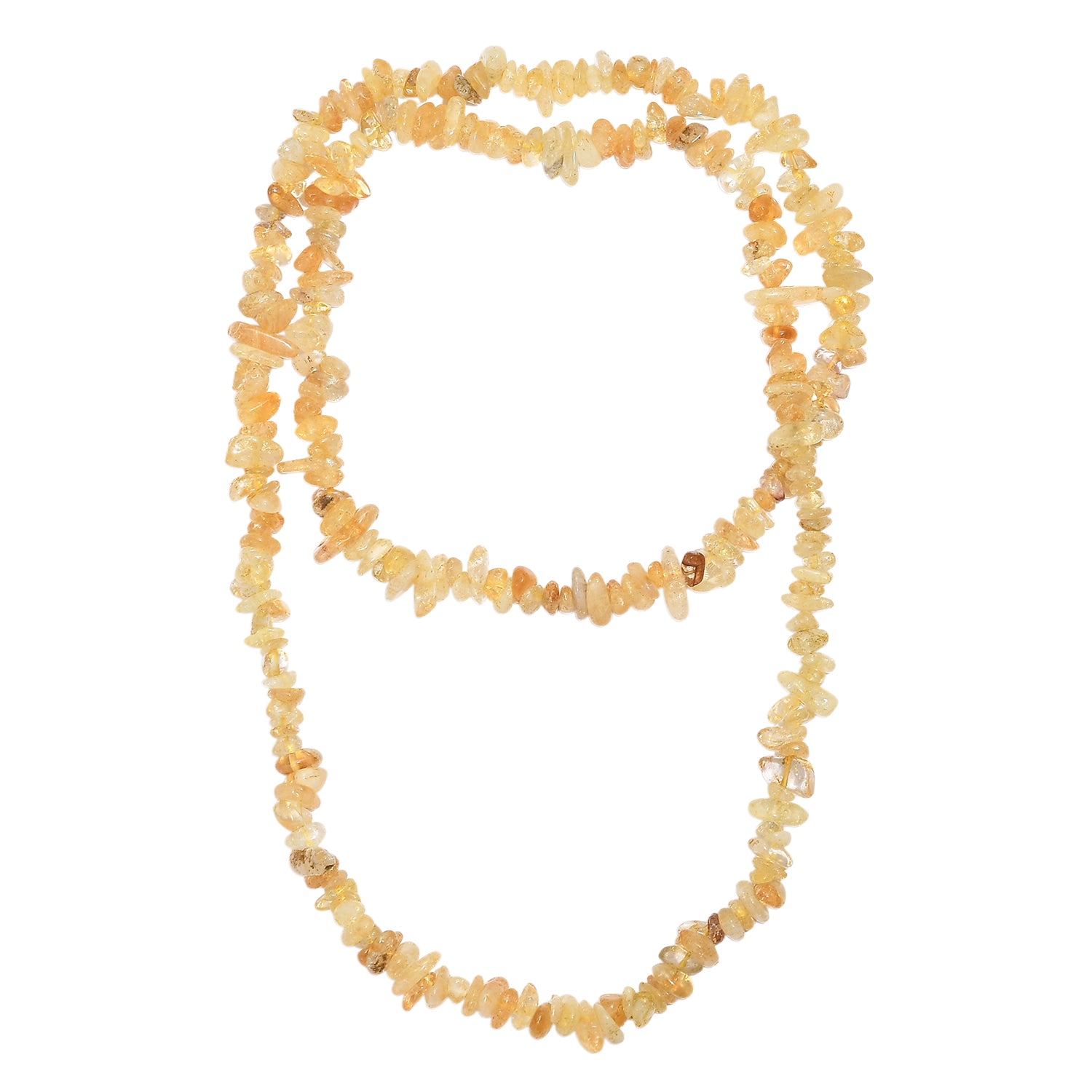 Citrin Halskette 76 cm ca. 329,00 ct.