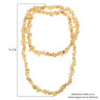 Citrin Halskette 76 cm ca. 329,00 ct.