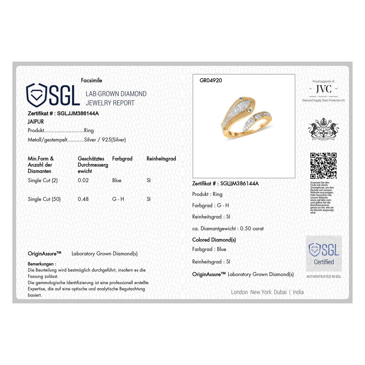 750 Gelbgold Vermeil