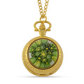 EXKLUSIVES ANGEBOT STRADA SPINNING Uhr Grünes Murano-Stil Glas mit Japanisches Uhrwerk 91.4 cm