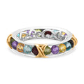 EVER TRUE AA Mehrfarbig Edelsteine Ring Nickelfreies Messing (Größe 17.00) ca. 5,22 ct