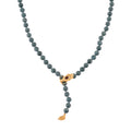 D'Joy Jade, Roter Granat Halskette ca. Flexibles cm 925 Silber Vergoldet