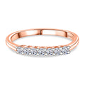 LUXURIANT DIAMOND - Lab Grown Diamant SI-GH Ring 925 Silber 750 rosévergoldet (Größe 16.00) ca. 0.25 ct