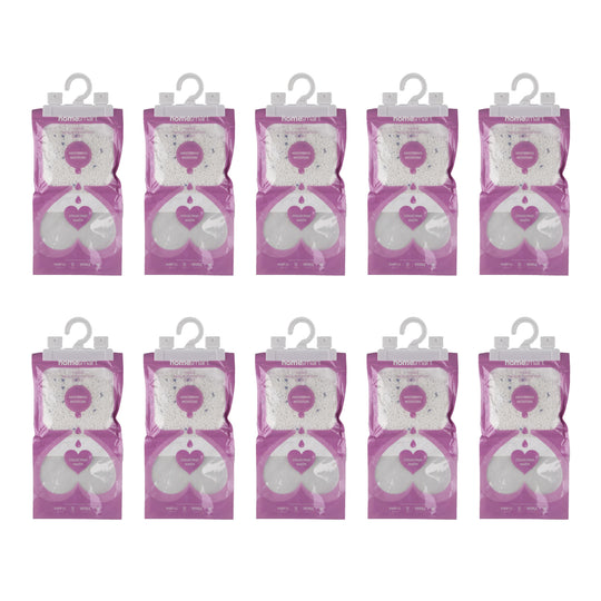 HOME SMART Hanging dehumidifier bag 220g*10  1.N.W: 220g Calcium chloride per bag  2. Without fragrance 3. White or blue hook+customized inner bag(Tymek)+blank outer bag  4.PET / PP 5. bag size:L30 x W16cm 6. G.W 250g