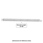 316L Edelstahl Armband ca. 22 cm ca. 40,00g