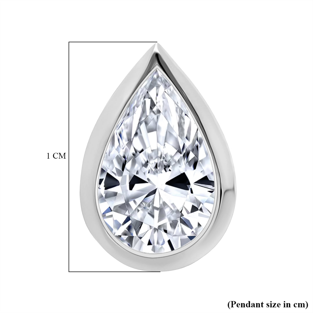 LUXURIANT DIAMOND - Lab Grown Diamant VS-EF Anhänger 950 Platin ca. 1,00 ct.
