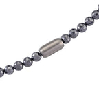 Terahertz Halskette ca. 86.5 cm Reiner Edelstahl ca. 330.00 ct