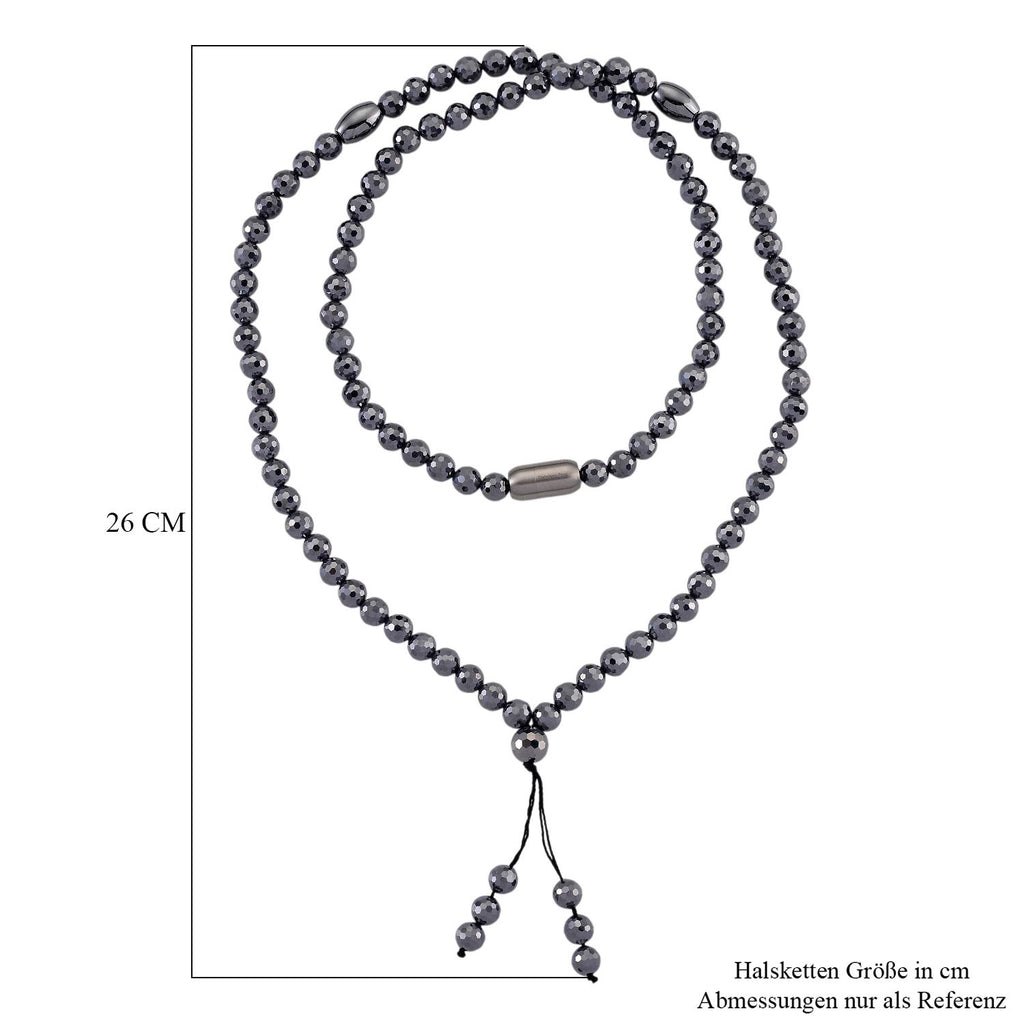 Terahertz Halskette ca. 86.5 cm Reiner Edelstahl ca. 330.00 ct