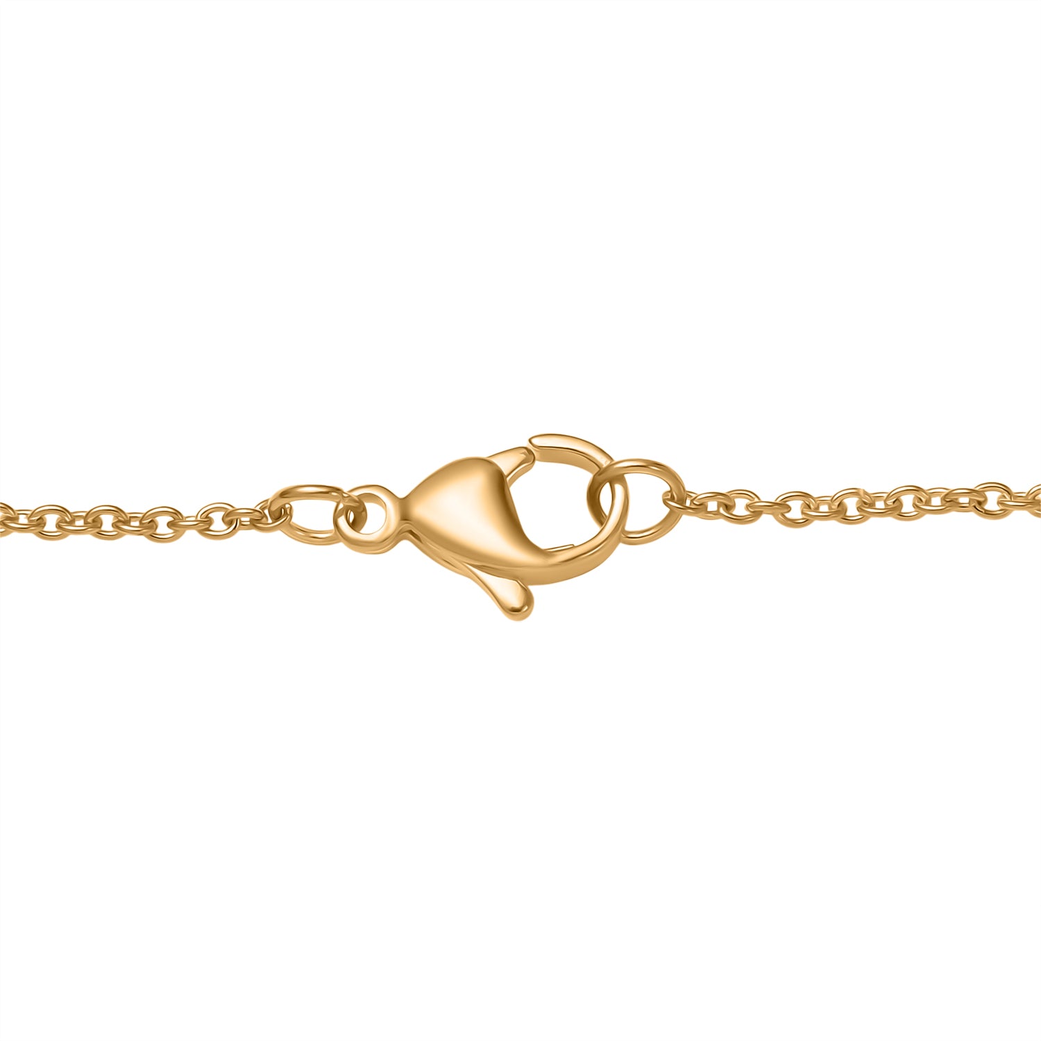 EVER TRUE - Flammenkranz-Design Sphaleros Quarz-Triplette Halskette ca. 50 cm Nickelfreies Messing ca. 3.91 ct