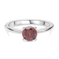 LUXURIANT DIAMOND - Lab Grown Roter Diamant VS-EF SGL zertifiziert Ring 950 Platin (Größe 17.00) ca. 1.00 ct