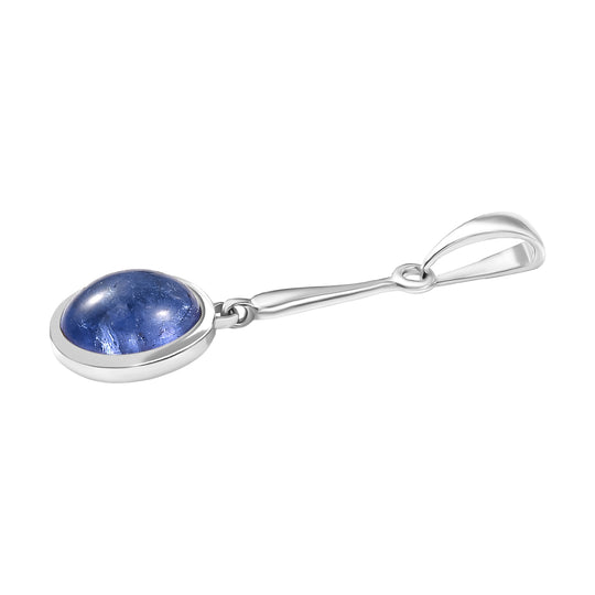 D'Joy AA Tansanit Solitär Anhänger, 925 Silber rhodiniert - 2,27 ct.