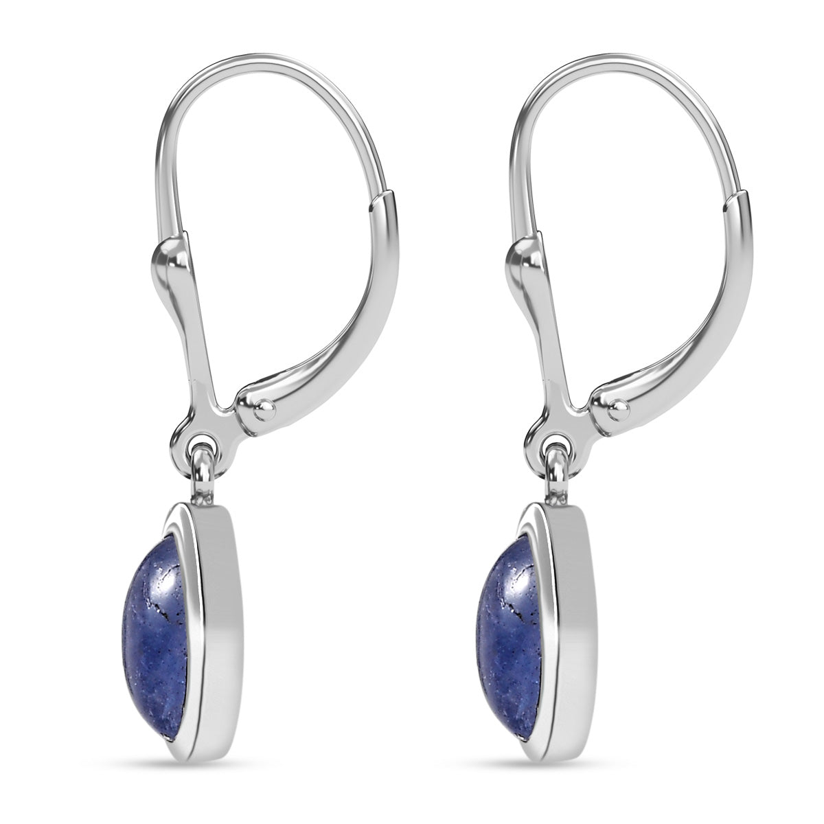 D'Joy AA Tansanit Ohrringe 925 Silber rhodiniert ca. 3.41 ct