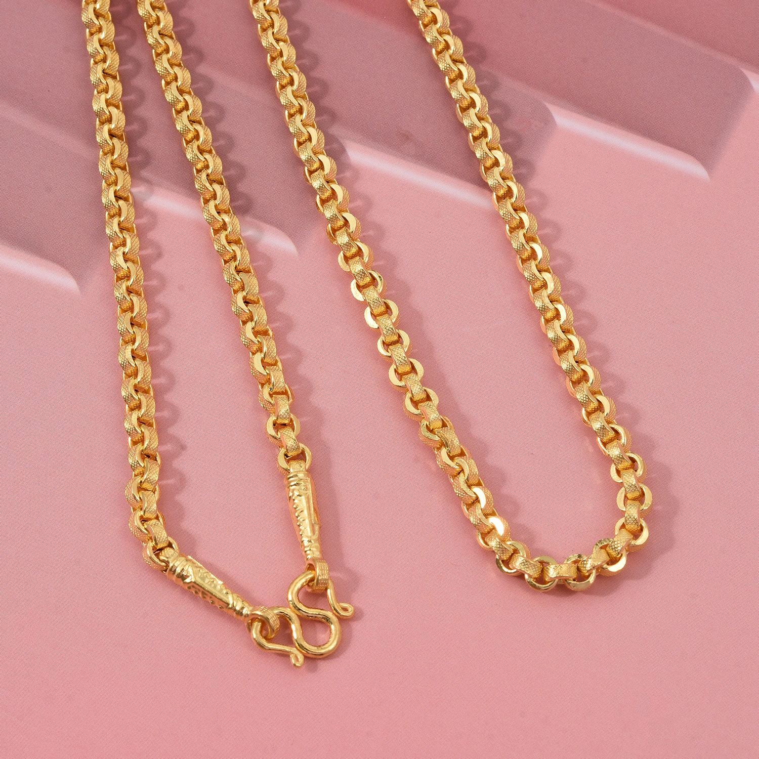 965 Gelb Gold Kette ca. 45 cm ca. 3,80g