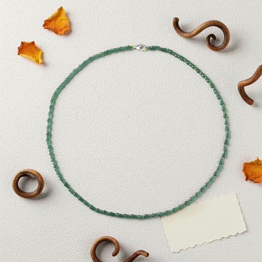 ALLE ERSTE MAL - EXTREM SELTEN D'Joy AAA Natürlicher Type-A Olmek Jadeit Halskette ca. 50 cm 925 Silber rhodiniert ca. 58.00 ct
