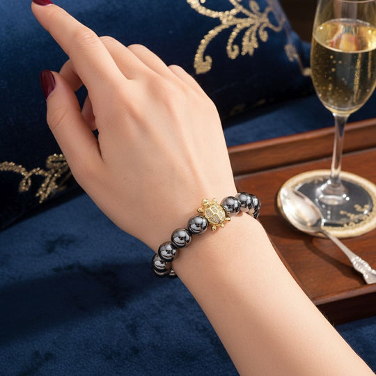 Terahertz, Weißer Zirkonia Schildkröte Armband ca. Flexibles cm Nickelfreies Messing Standard 131.00 ct