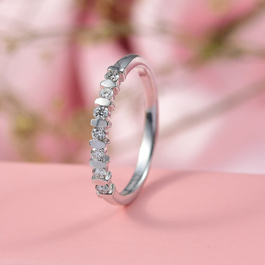 LUXURIANT DIAMOND - Lab Grown Diamant SI-GH Ring 925 Silber rhodiniert (Größe 16.00) (10-15 Werktage Lieferzeit) ca. 0.20 ct