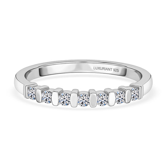LUXURIANT DIAMOND - Lab Grown Diamant SI-GH Ring 925 Silber rhodiniert (Größe 16.00) (10-15 Werktage Lieferzeit) ca. 0.20 ct