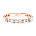 LUXURIANT SI-GH Labor Diamant Ring, 925 Silber rosévergoldet - 0,20 ct.
