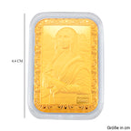 999er Goldfolie mit Mona Lisa-Motiv, 2,6x4cm, 10mg