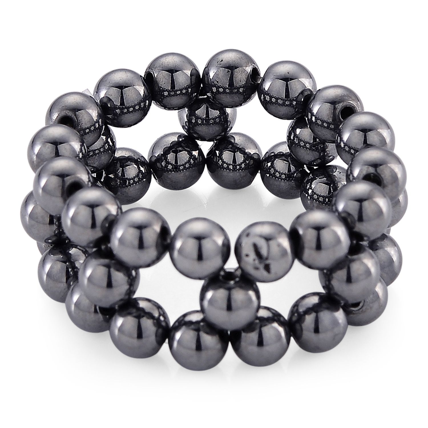 Terahertz Ring Flexibel (Größe 18,00-19,00) ca. 15,00 ct.