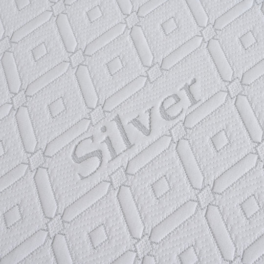 LIVMORE Matratzenschoner, wasserdicht, silberbeschichtet, 150x200cm, Steghöhe 30cm, Weiß
