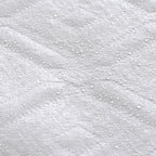 LIVMORE Silberbeschichteter Wasserdichter Matratzenschoner ca. 150 x 200 + 30 cm Weiß