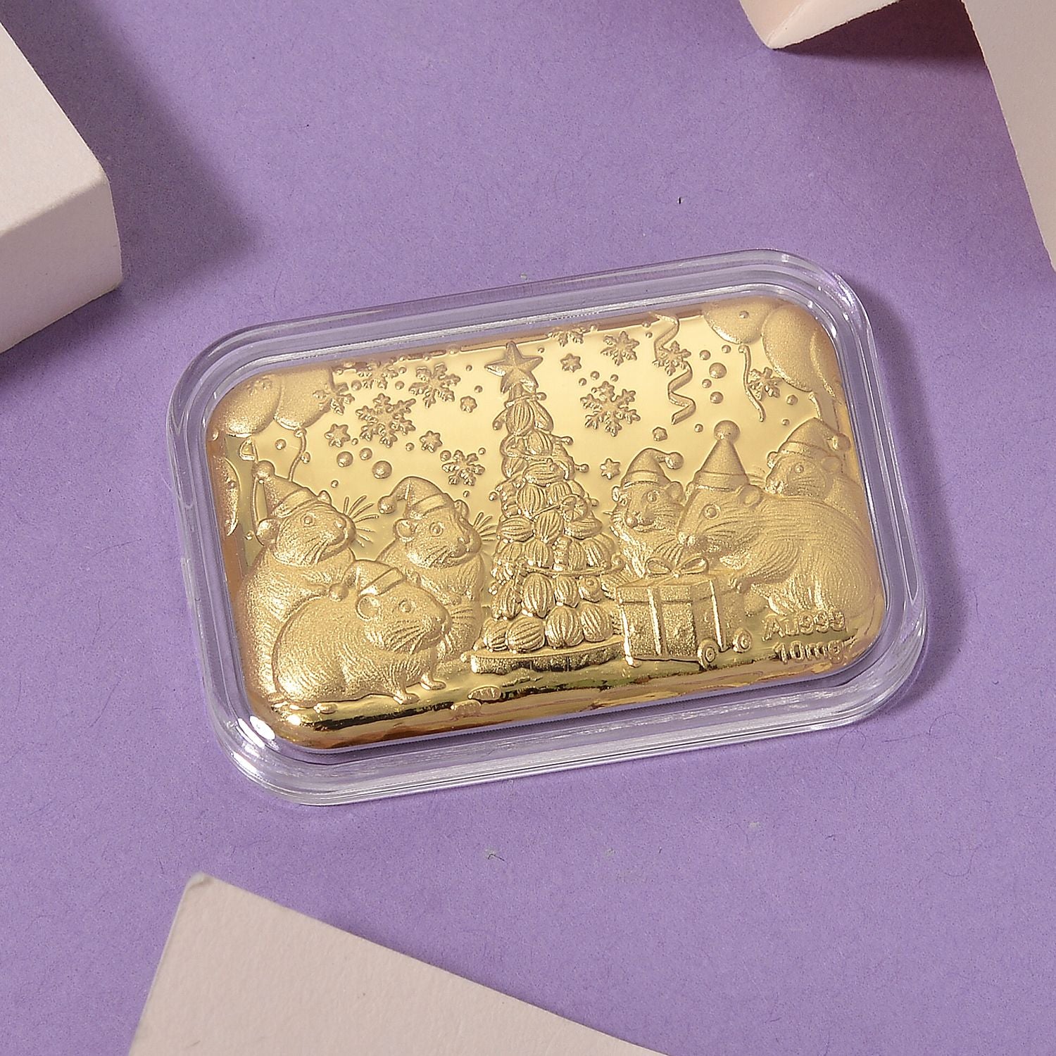 999 Gold Schmuckzubehör, Weihnachtsbaum