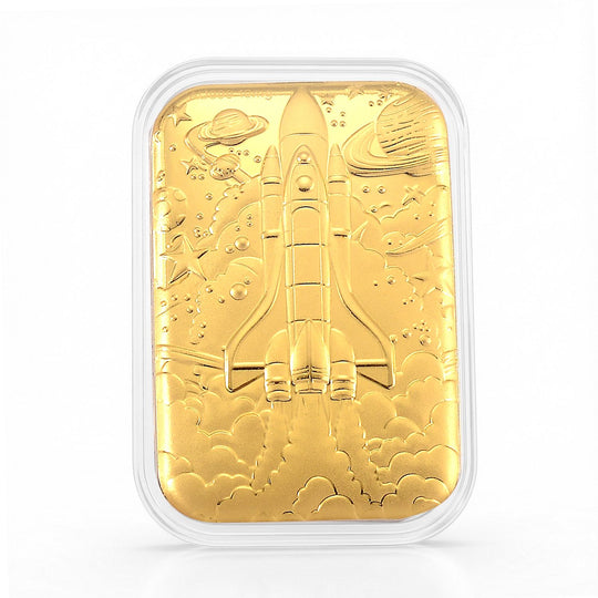 EXKLUSIVES GESCHENK - 999er Goldfolie mit Kängurumotiv (Symbol für Stärke und Fortschritt), ca. 26x40 mm, ca. 10 mg