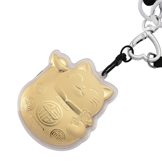 999 Gold glücksbringer Katze Schlusselanhänger 10mg