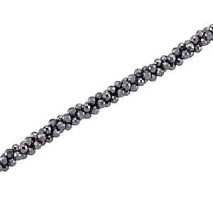 Terahertz Halskette ca. Flexibles cm 316L Edelstahl ca. 80.00 ct