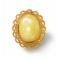 Natürlicher Baltischer Butterscotch-Bernstein Ring, Flexibles (Größe 17.00-20.00) 925 Silber Gelbes Gold
