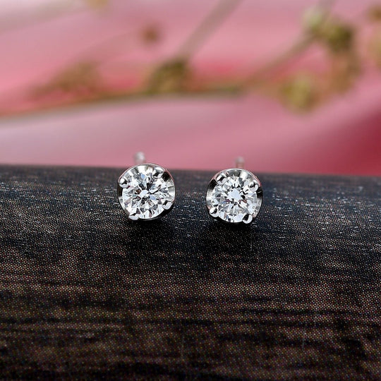 LUXURIANT DIAMANT - Lab Grown Diamant SI-GH Ohrringe 925 Silber rhodiniert ca. 0,20 ct.