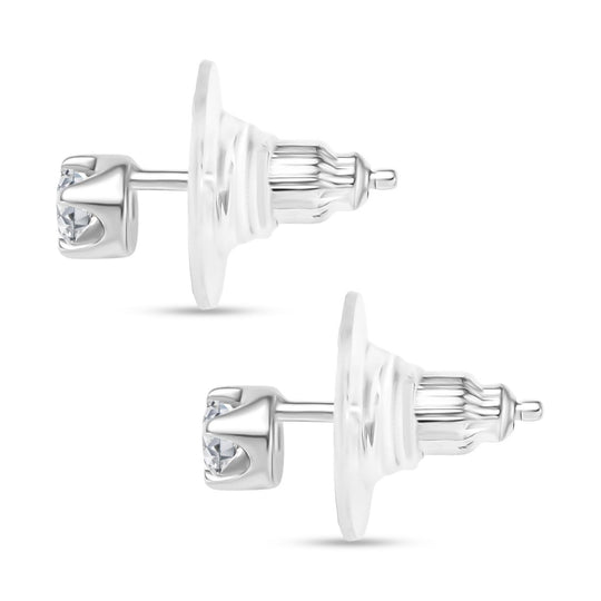 LUXURIANT DIAMANT - Lab Grown Diamant SI-GH Ohrringe 925 Silber rhodiniert ca. 0,20 ct.