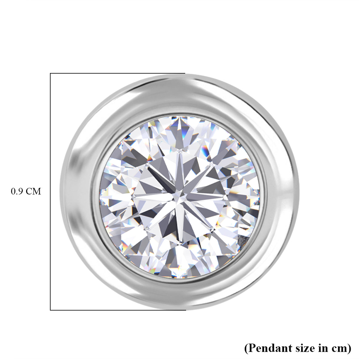 LUXURIANT DIAMOND - Lab Grown Diamant VS-EF Anhänger 950 Platin ca. 1,00 ct.