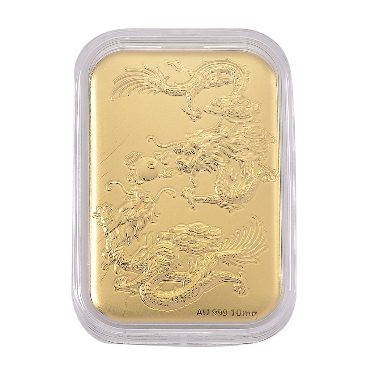 EXKLUSIVES GESCHENK - 999er Goldfolie mit Drachen-Motiv 10mg
